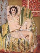 Henri Matisse Odlisk with uppatstrackta arms oil painting on canvas